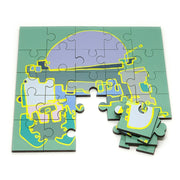 Green Robot Hardboard Puzzle, Brad Hoffer