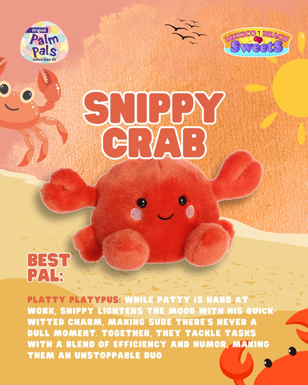 Snippy Crab Palm Pal – Asbury Park Fun House
