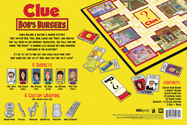 CLUE Bob's Burgers