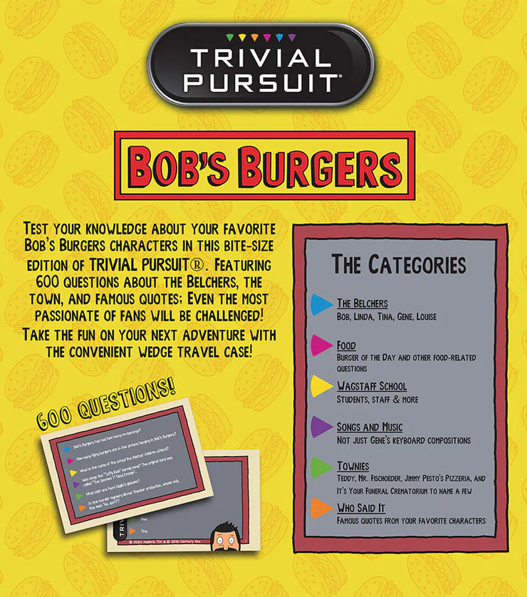 TRIVIAL PURSUIT Bob's Burgers