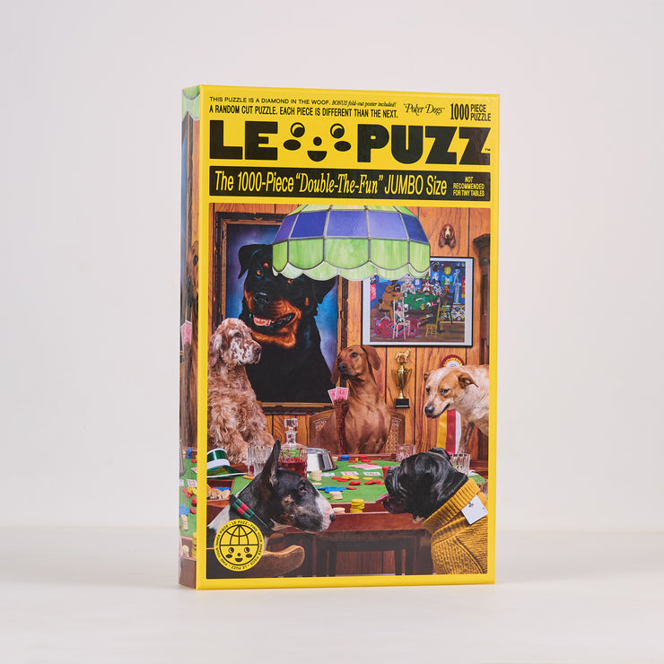 Poker Dogs 1,000 Piece Puzzle