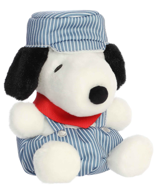 Train Engineer Snoopy Palm Pal