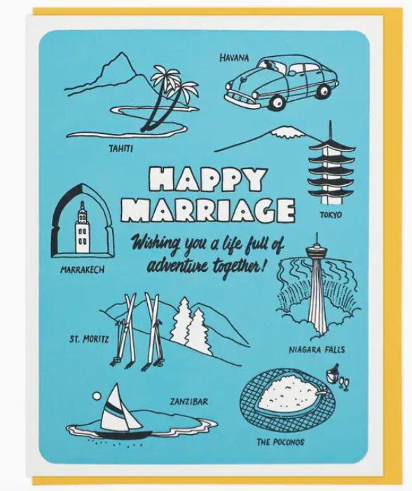 Happy Marriage Adventure Card