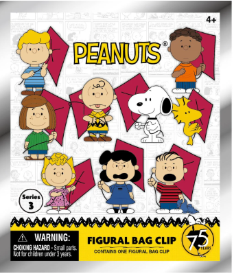 Peanuts 75th Figural Bag Clip Series 3