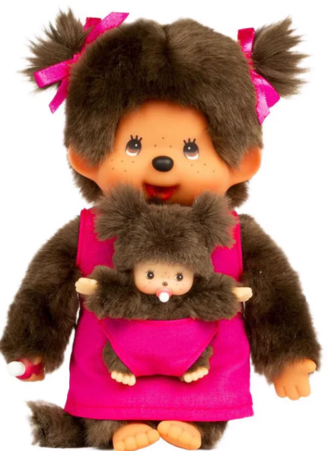 Monchhichi Mother Care Plush Toy - Pink – Asbury Park Fun House
