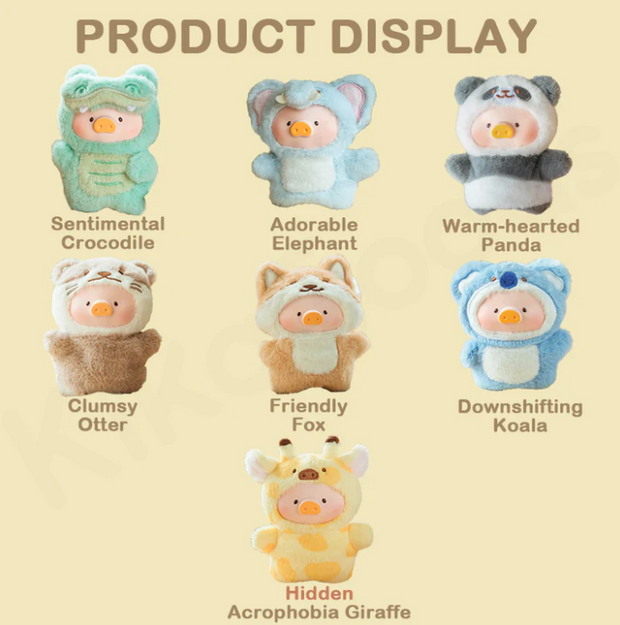 Lulu the Piggy Animal Party Forest Theater Vinyl Finger Puppet