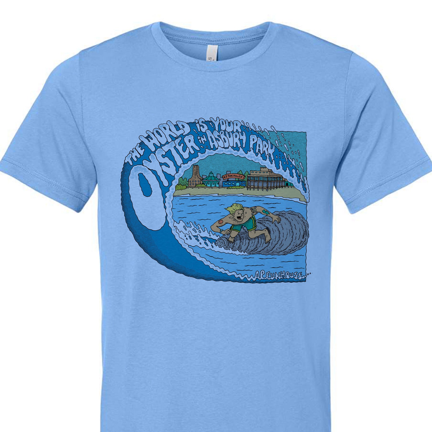 The World is Your Oyster Tee – Asbury Park Fun House