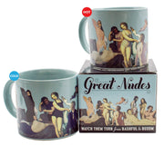 Great Nudes of Art Heat Changing Mug