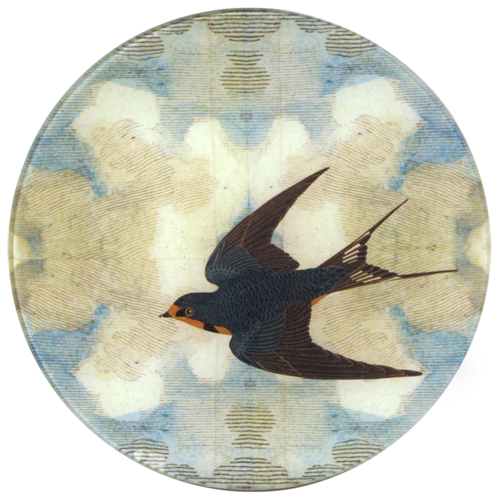 Swallow in Flight (Flying Left) Plate