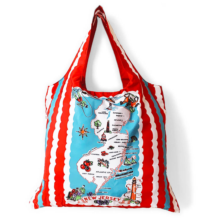 NJ (Map) Tote & Pouch