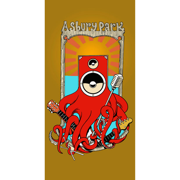 Octopus Asbury Beach Towel