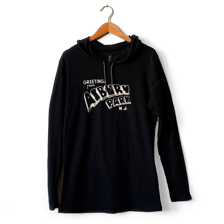 Greetings Black (White) Hoodie
