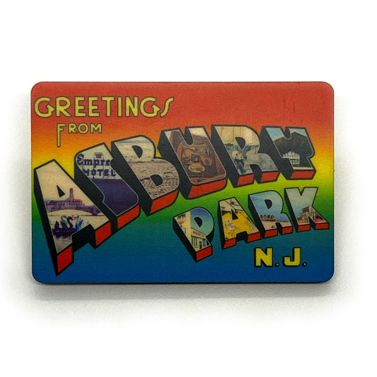 Greetings Wooden Magnet