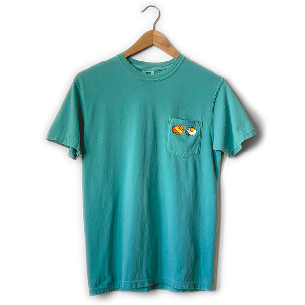 Pork Roll SEAFOAM Pocket Tee